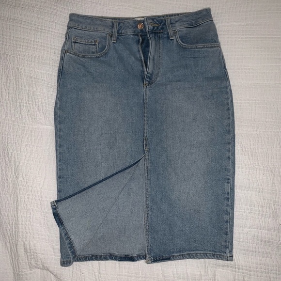 Denim midi skirt - Picture 2 of 3